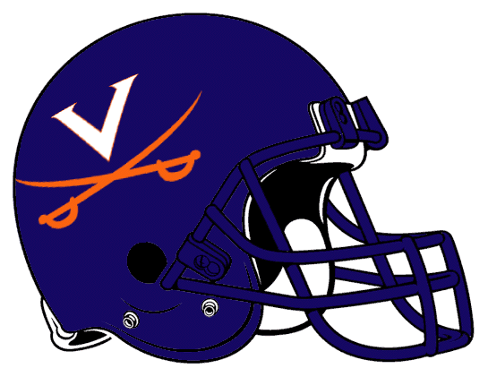 Virginia Cavaliers 1994-2000 Helmet Logo vinyl decal